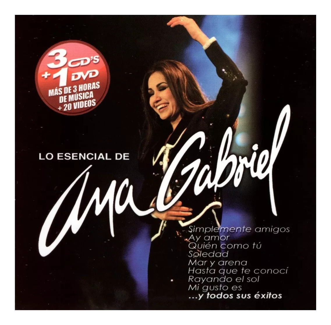 Lo Esencial De Ana Gabriel Box 3 Disco Cd + Dvd