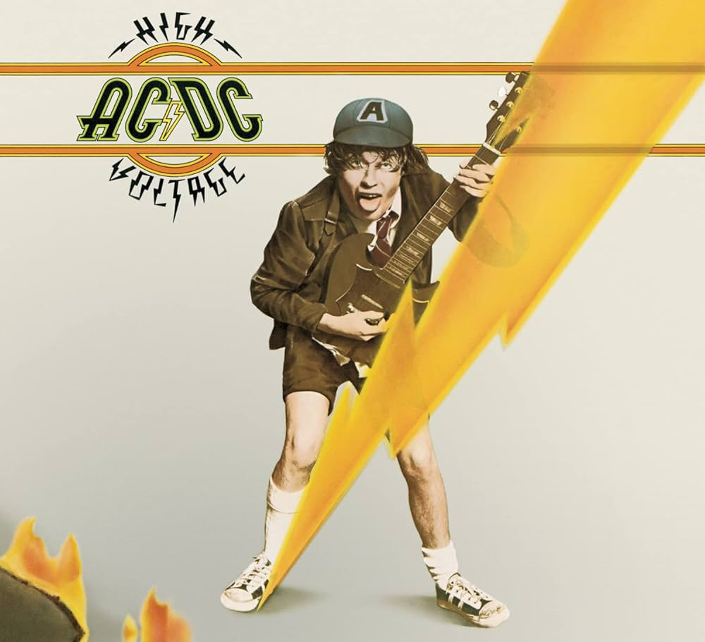 Ac / Dc High Voltage 50th Anniversary Gold Lp Vinyl