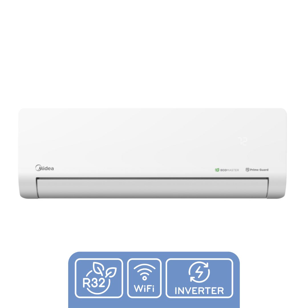 Minisplit Midea EcoMaster Inverter WiFi  (1 TON Frio y Calor 110V)