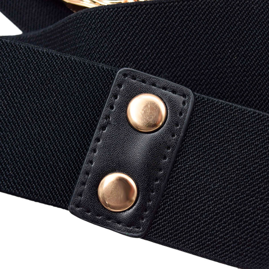 Cinturón Corset Elástico Negro 