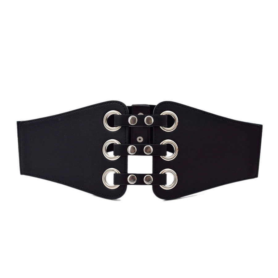 Cinturón Corset Elástico Negro 