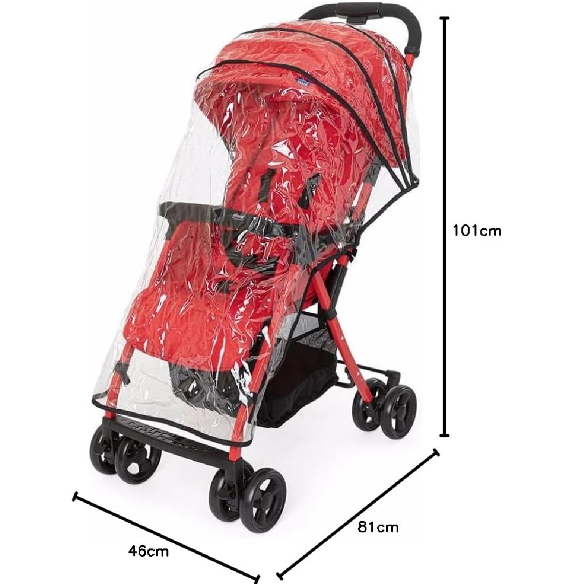 Chicco Carriola Oh La La Paprika, color Rojo