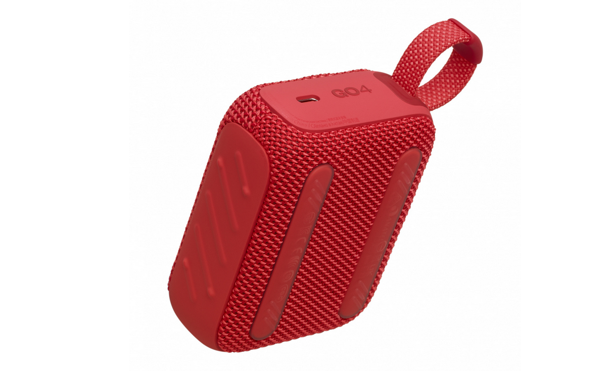 JBL Bocina Portátil Go 4, Bluetooth, Inalámbrico, 4.2W RMS, Rojo 