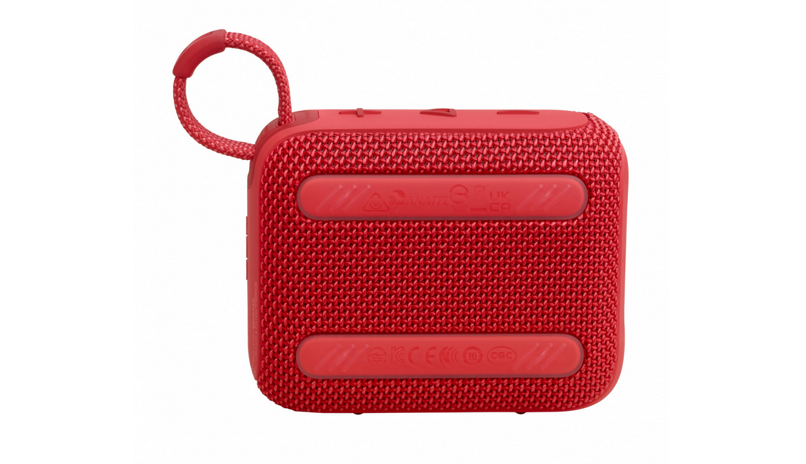 JBL Bocina Portátil Go 4, Bluetooth, Inalámbrico, 4.2W RMS, Rojo 