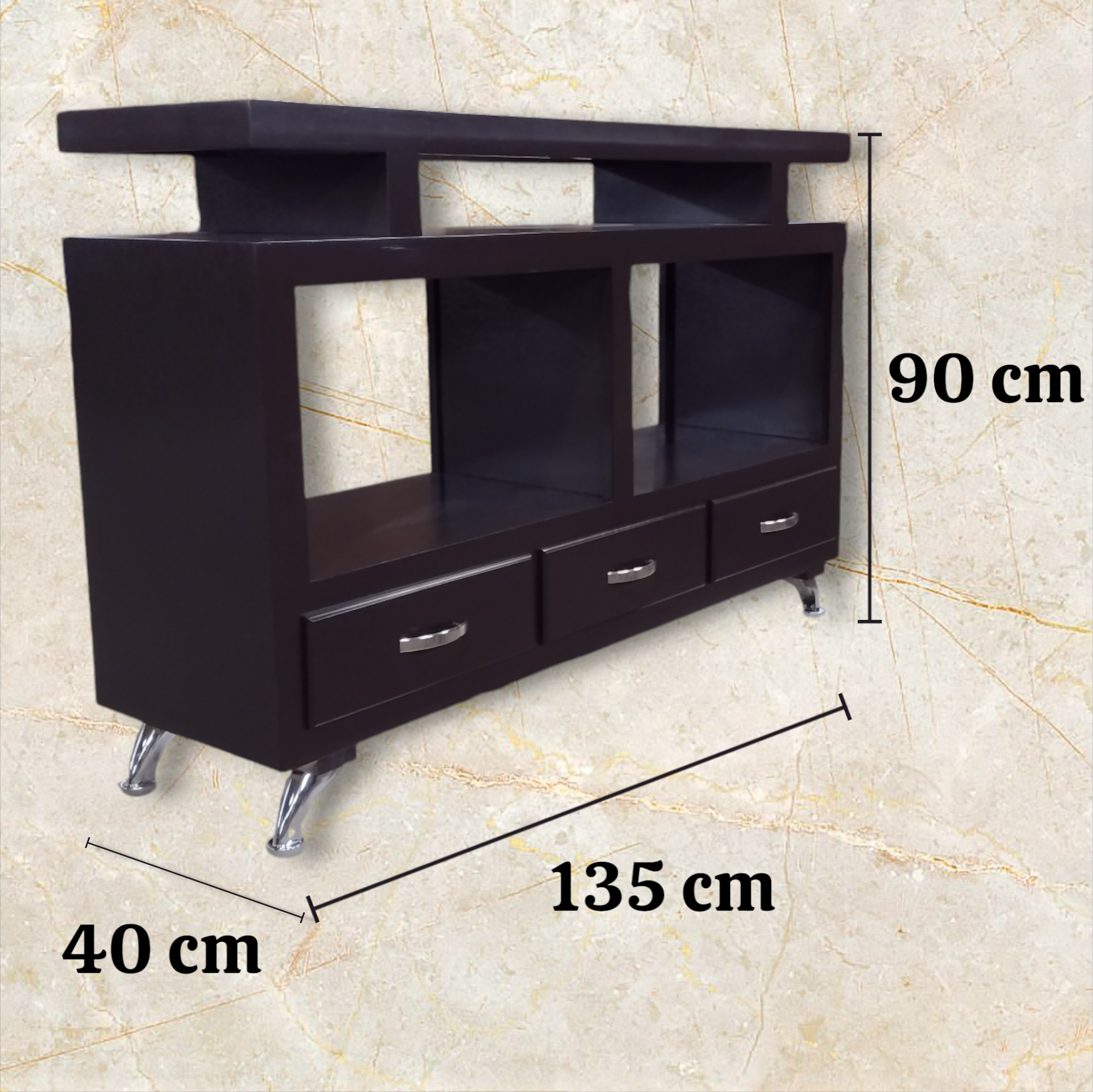 Mueble de Madera para TV color Nogal