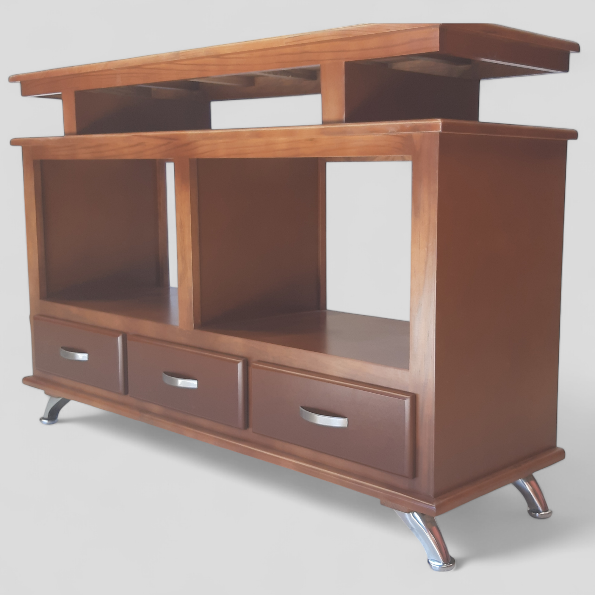 Mueble de Madera para TV color Nogal