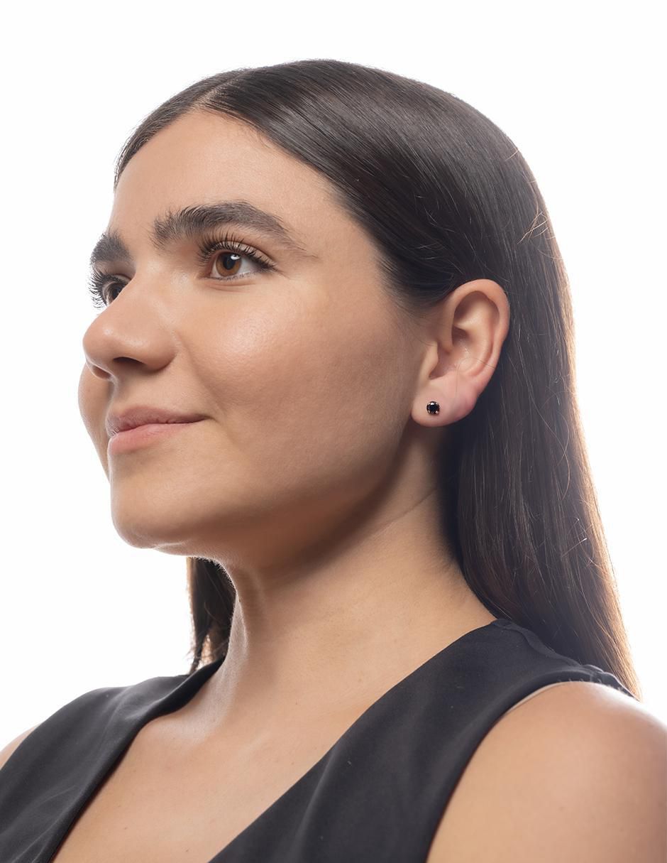 Broqueles de Ónix en Oro de 10k