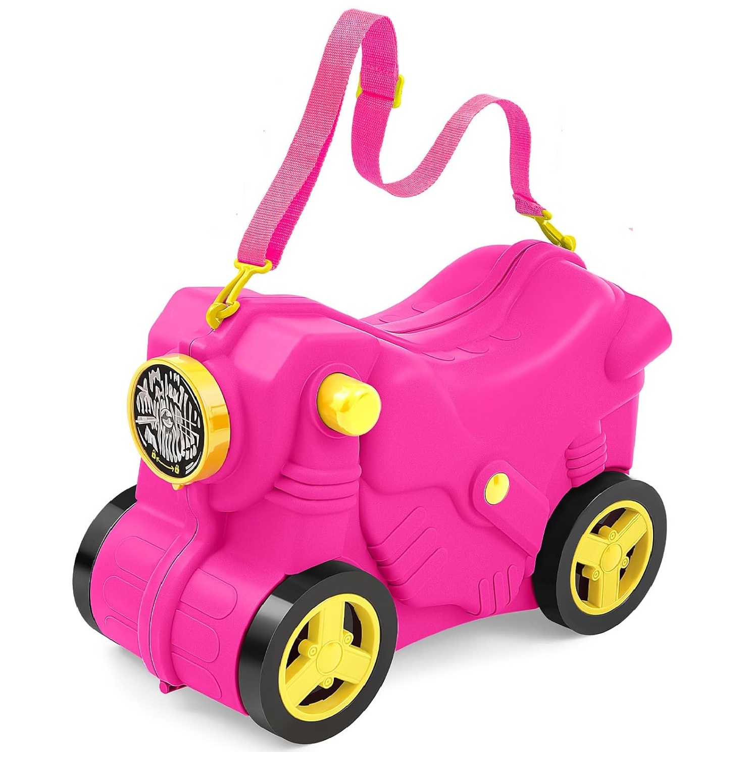  Equipaje de motocicleta para niños de 3 a 12 años, Rosado, Equipaje para niños 780262