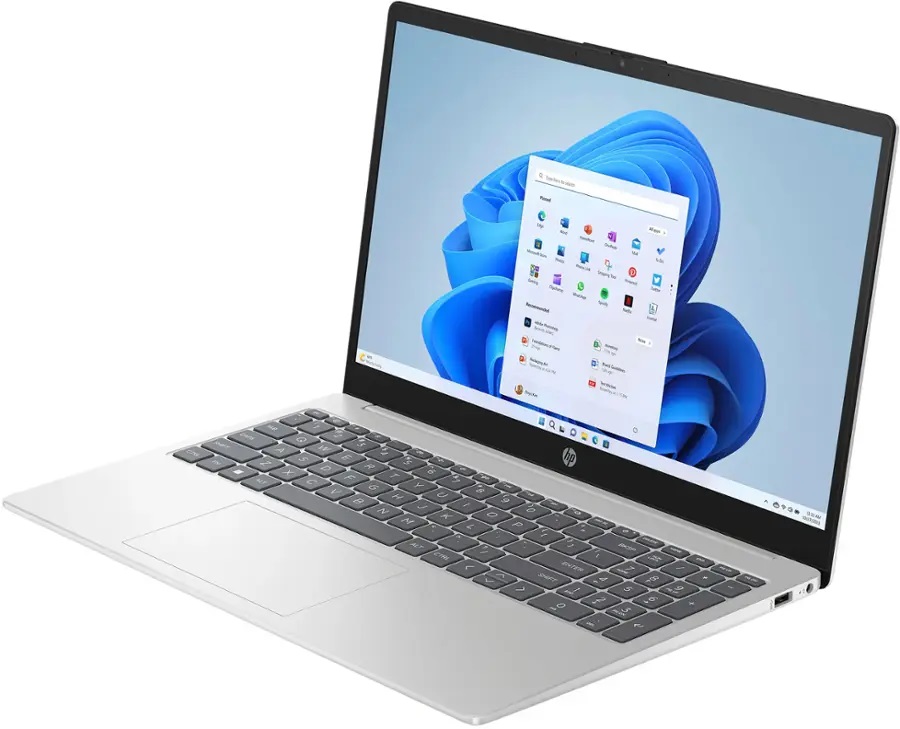 Laptop HP 15 FD0107DX Pantalla 15 1/2 Fhd Procesador Intel Core i7-1255U 16 Gb Ram 512 Gb Ssd  Windows 11 Home Color Silver
