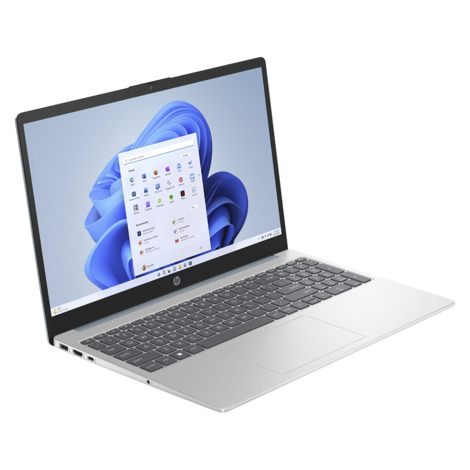 HP 15-FC0041WM 15.6 Pulgadas AMD Ryzen 5 8GB 512GB SSD W11 Plata