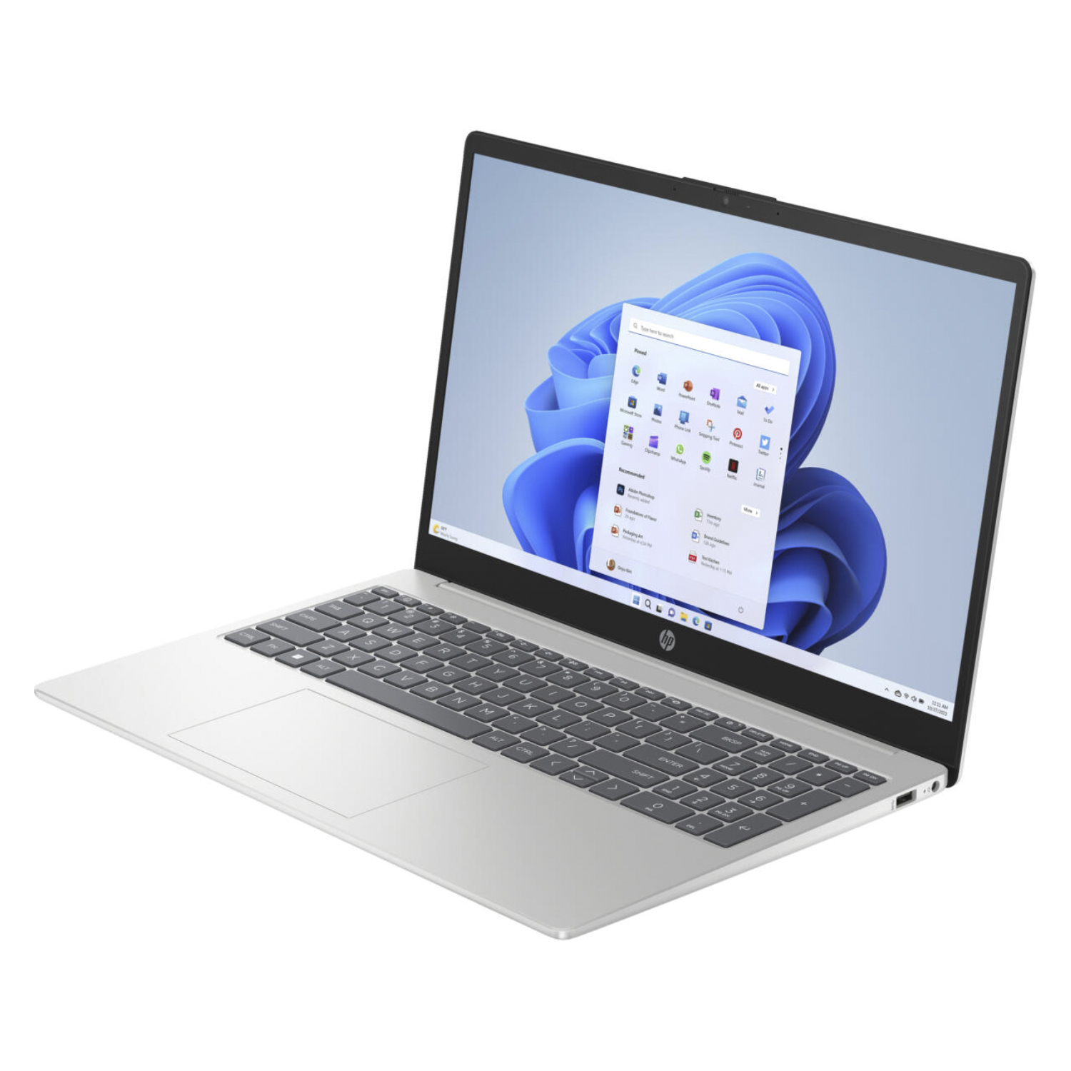 HP 15-FC0041WM 15.6 Pulgadas AMD Ryzen 5 8GB 512GB SSD W11 Plata