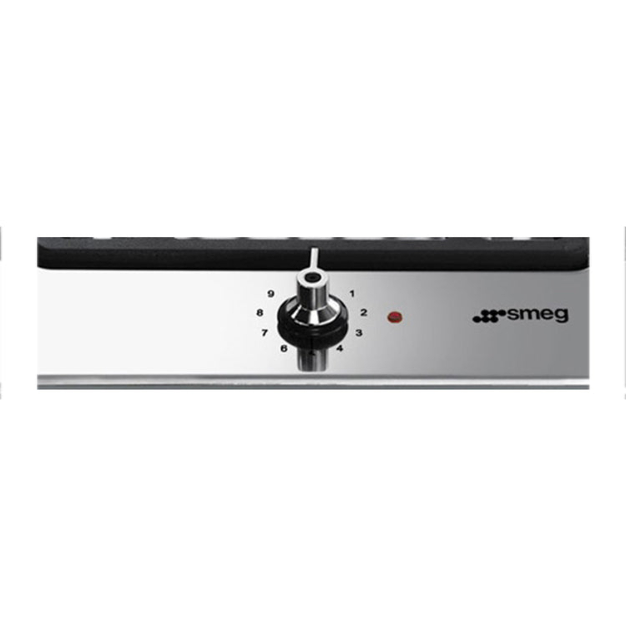Parrilla Eléctrica Empotre Smeg PGF30B de 30 cm y 2 Quemadores Acero Inox