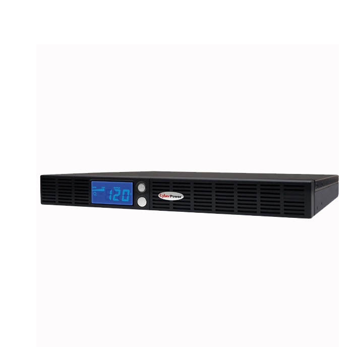 UPS CyberPower OR1000LCDRM1U, sistema de alimentación ininterrumpida (Línea interactiva) 1 kVA, 600 W, con pantalla LCD y diseño en rack de 1U