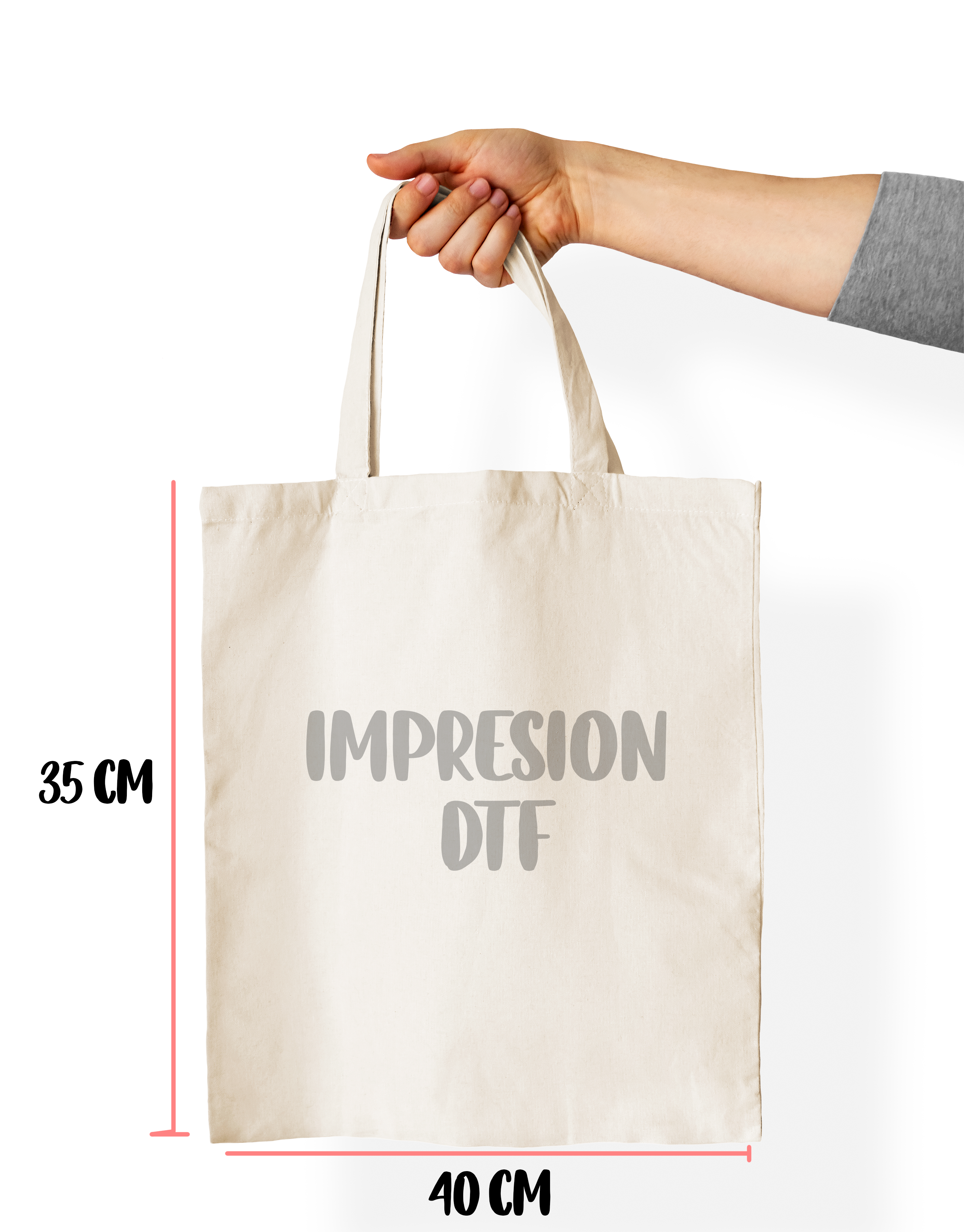 Tote Bag Kesi Dulce o trumco   |  Perrito Kesi Imagen Divertida | Bolsa Manta Beige Diseño Dtf | Ligera, Reusable