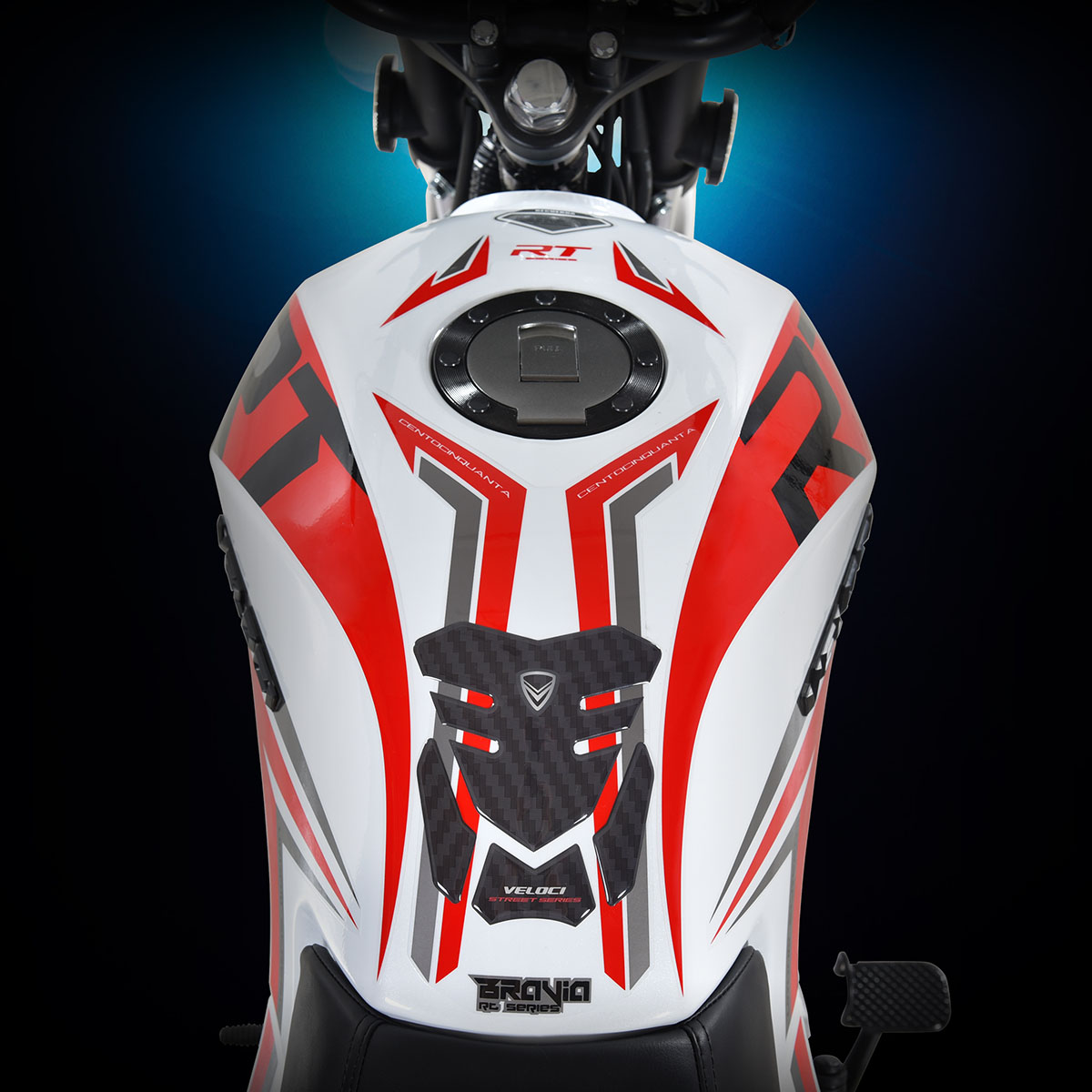 Motocicleta Veloci Bravia Rt Sport 150 Cc Blanco 2023