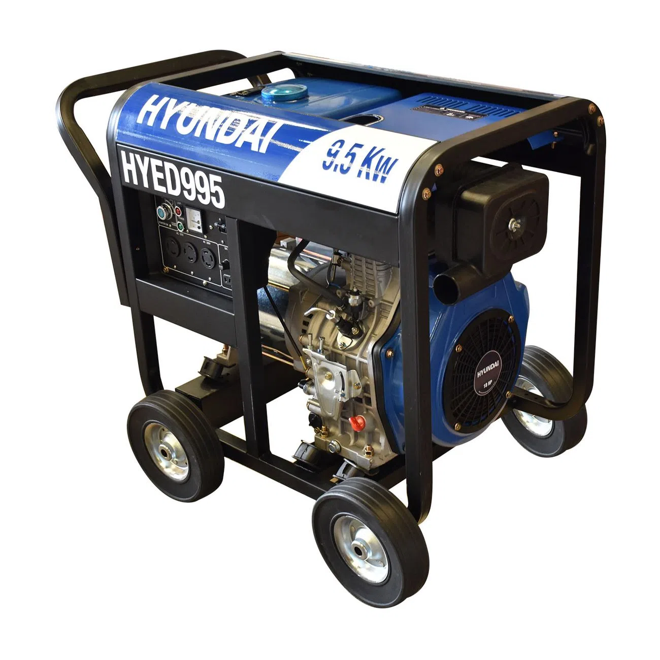 Generador Profesional Diesel Trifásico Hyundai 9.5 Kw 18 Hp - HYED995