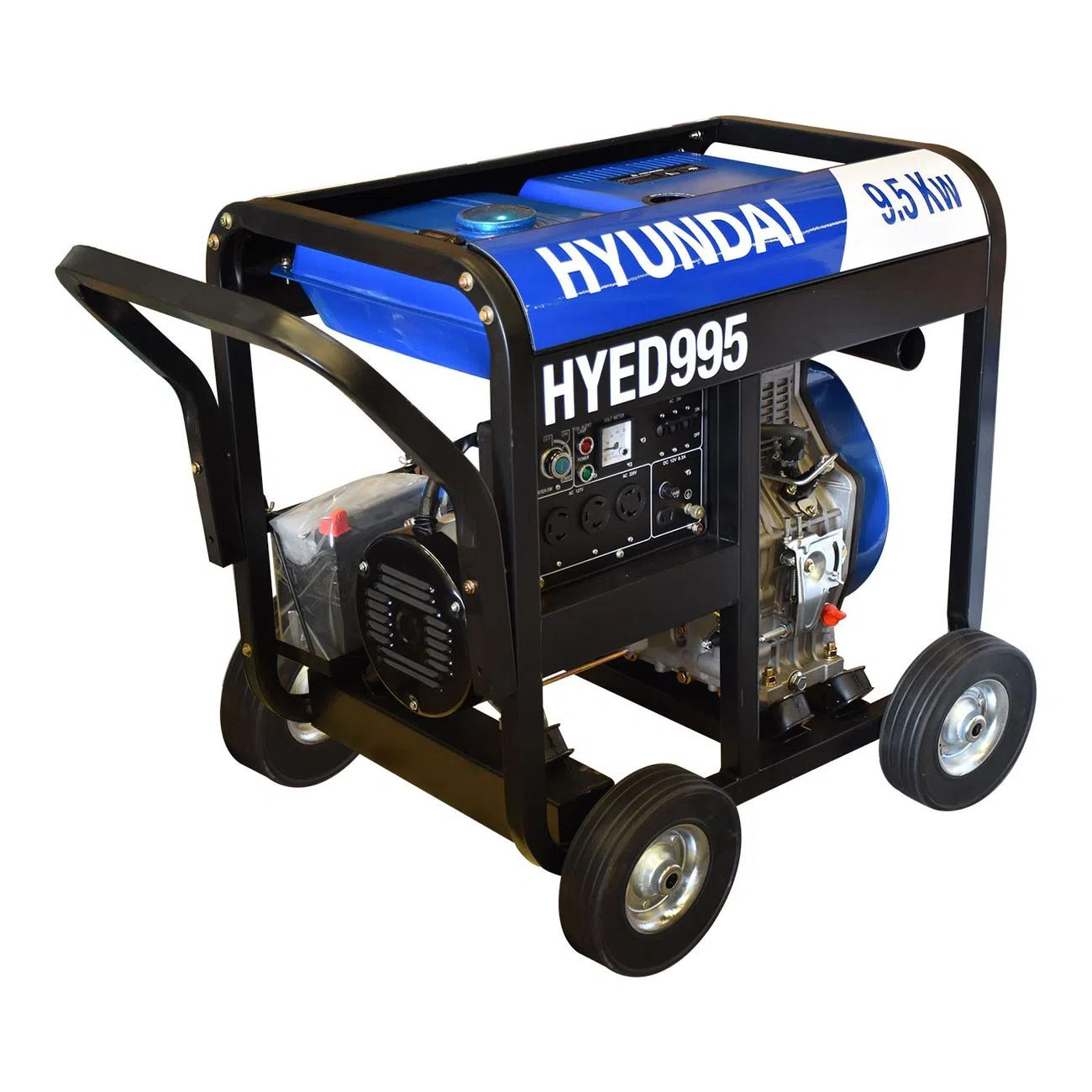Generador Profesional Diesel Trifásico Hyundai 9.5 Kw 18 Hp - HYED995