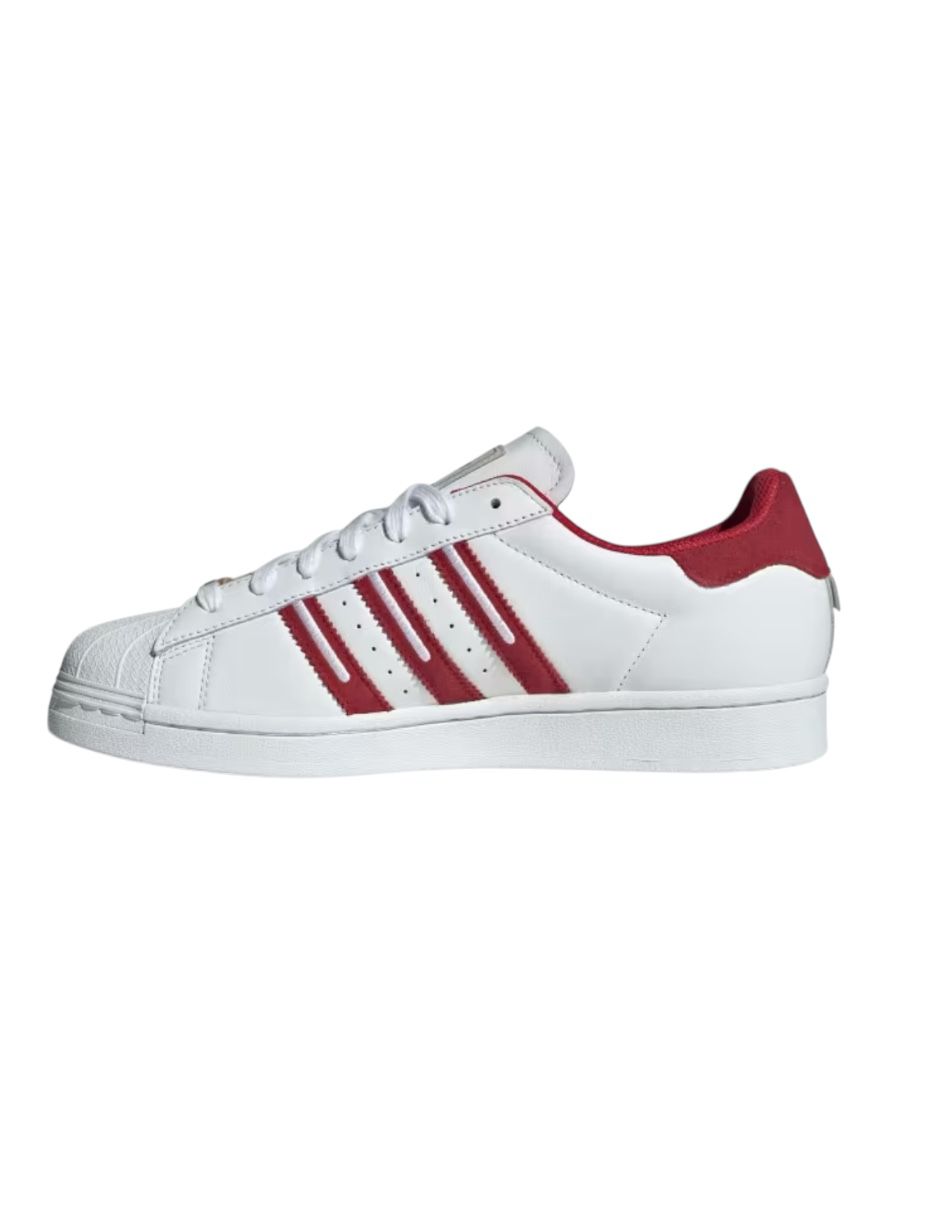 TENIS ADIDAS SUPERSTAR ID1371 ROJOS PARA HOMBRES