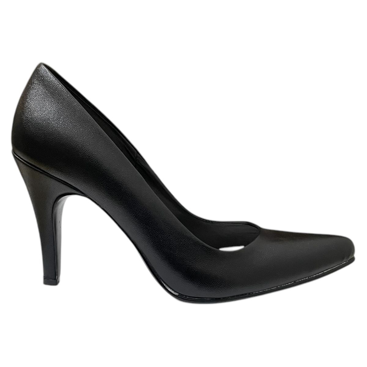 Zapatos Zapatillas Negras Tacones Fiesta Shadia 9 cm