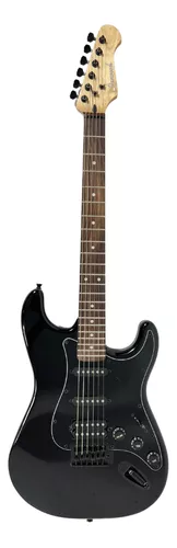 Guitarra Eléctrica Tipo Stratocaster Squier Black Egs267bk