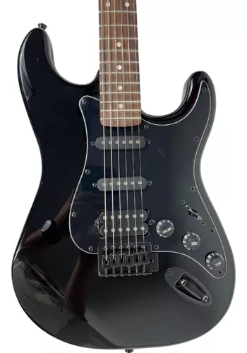 Guitarra Eléctrica Tipo Stratocaster Squier Black Egs267bk