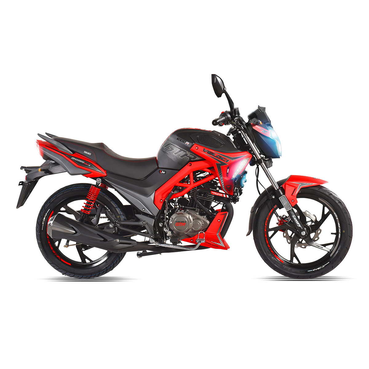 Motocicleta Veloci Razzer GTR 3 200CC Rojo Brillante 2023