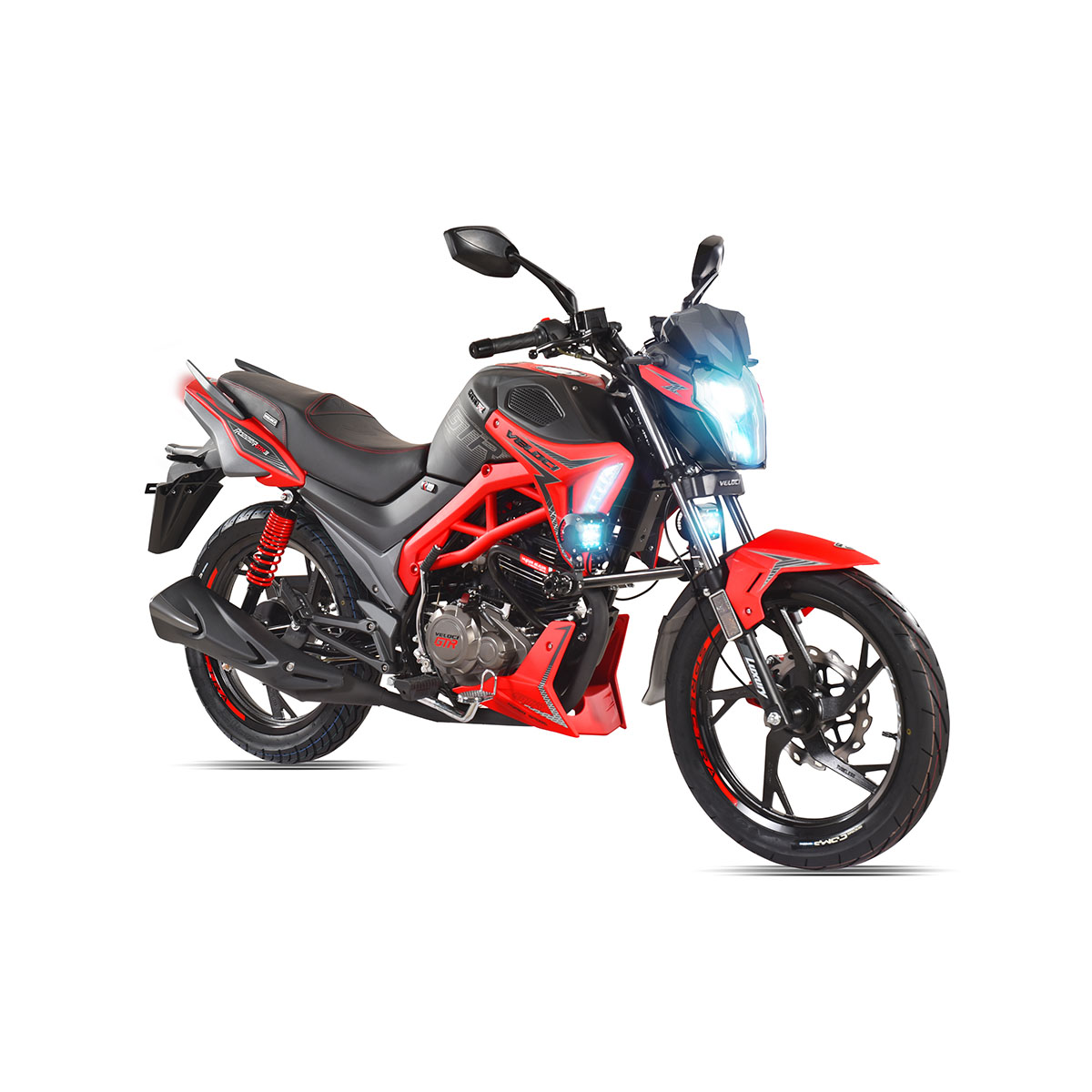 Motocicleta Veloci Razzer GTR 3 200CC Rojo Brillante 2023