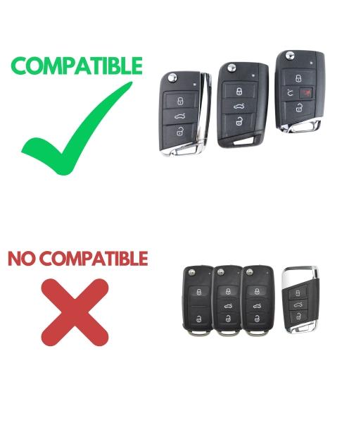 Funda Zinc Naranja Volkswagen Golf Mk7 Tiguan Nivus Seat Ibiza Leon Jetta