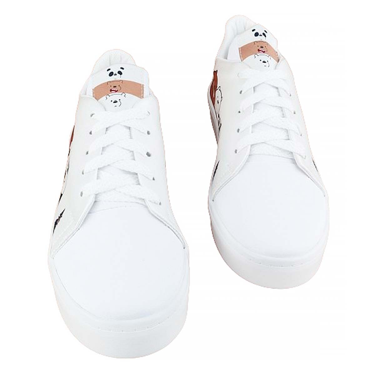 Tenis Osos Escandalosos Niñas Polar Sneaker 423-B Blancos