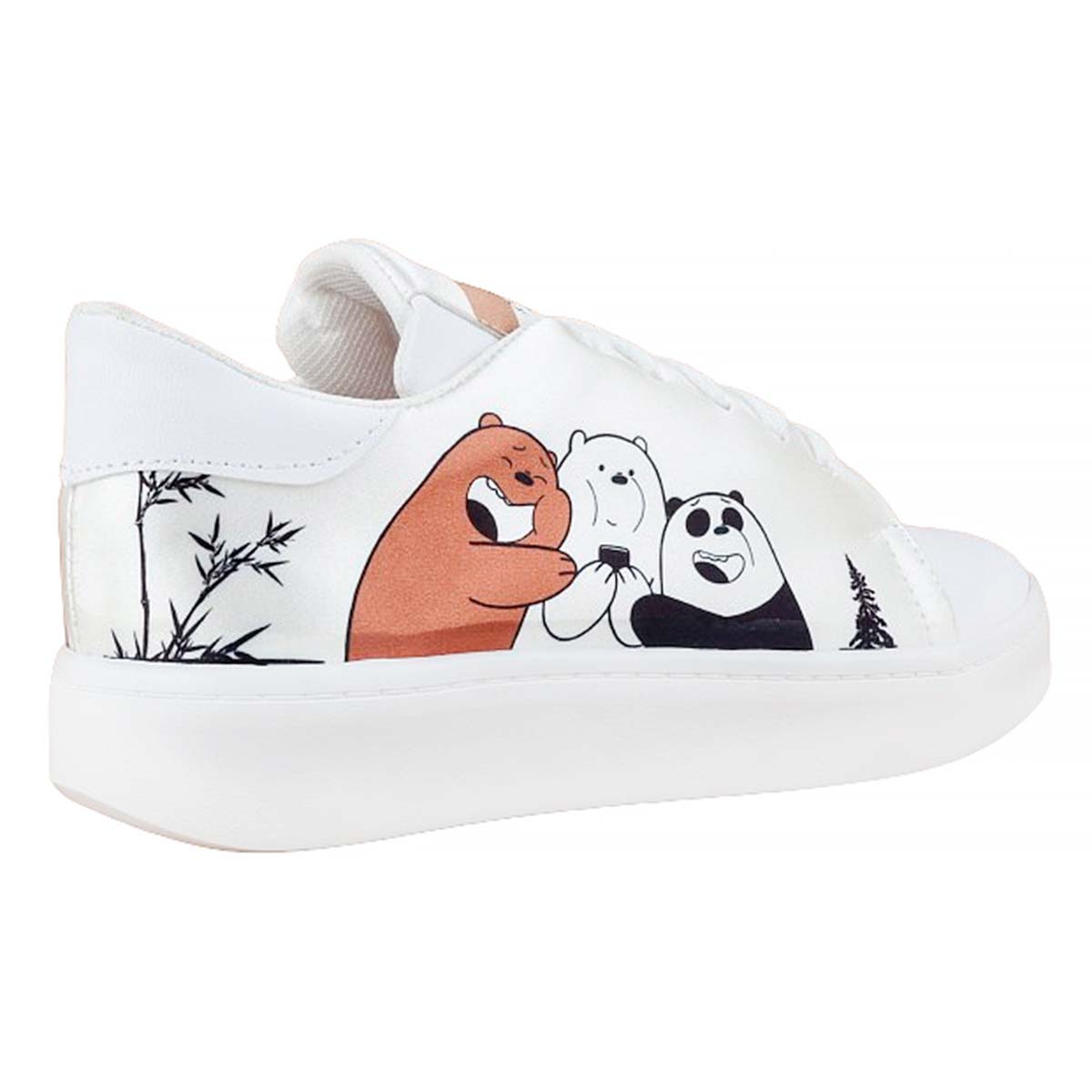 Tenis Osos Escandalosos Niñas Polar Sneaker 423-B Blancos