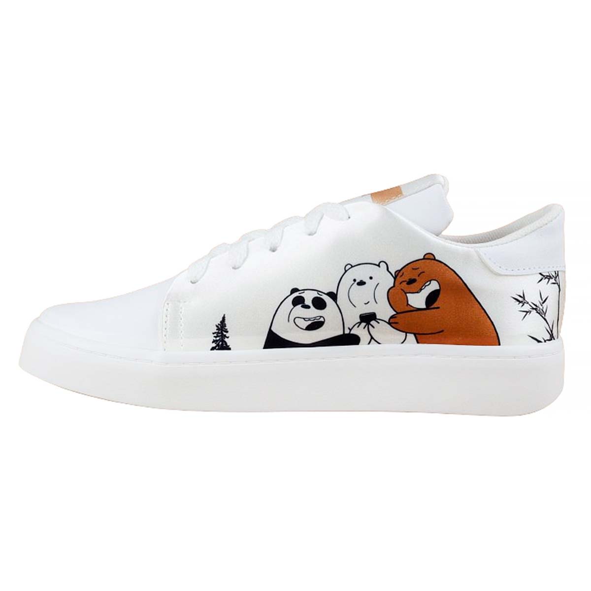 Tenis Osos Escandalosos Niñas Polar Sneaker 423-B Blancos