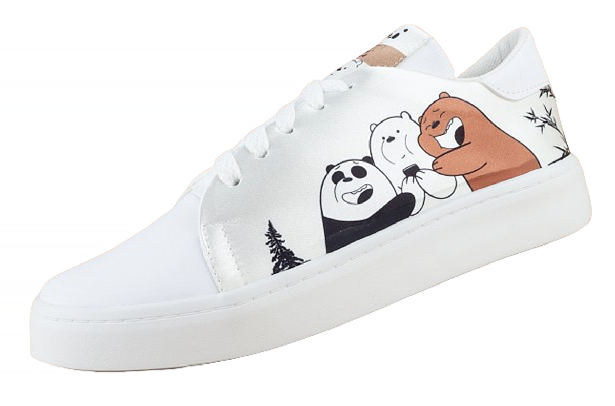 Tenis Osos Escandalosos Niñas Polar Sneaker 423-B Blancos