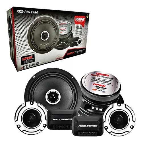 Set De Medios Rangos Rock Series Rks-p65.2pro 1000w Max 6.5