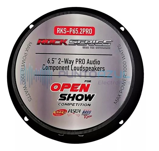 Set De Medios Rangos Rock Series Rks-p65.2pro 1000w Max 6.5