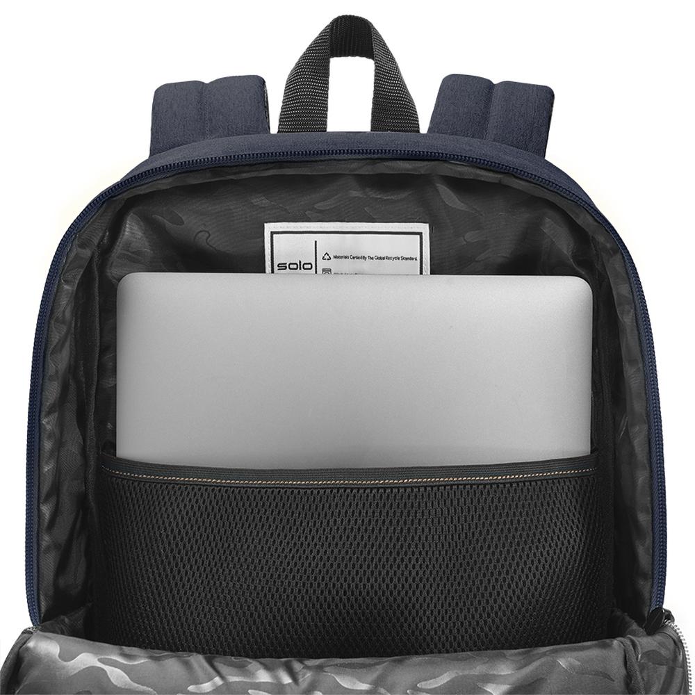 Mochila Escolar para Laptop Refresh Azul Solo NY