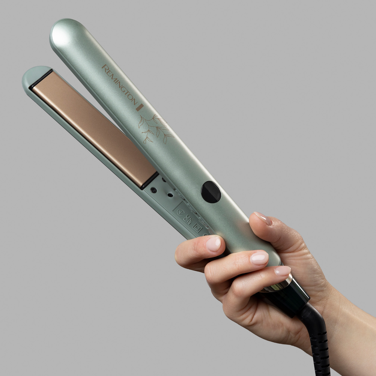 Plancha Alisadora Remington S32A-110F Botanicals de 10 Ajustes
