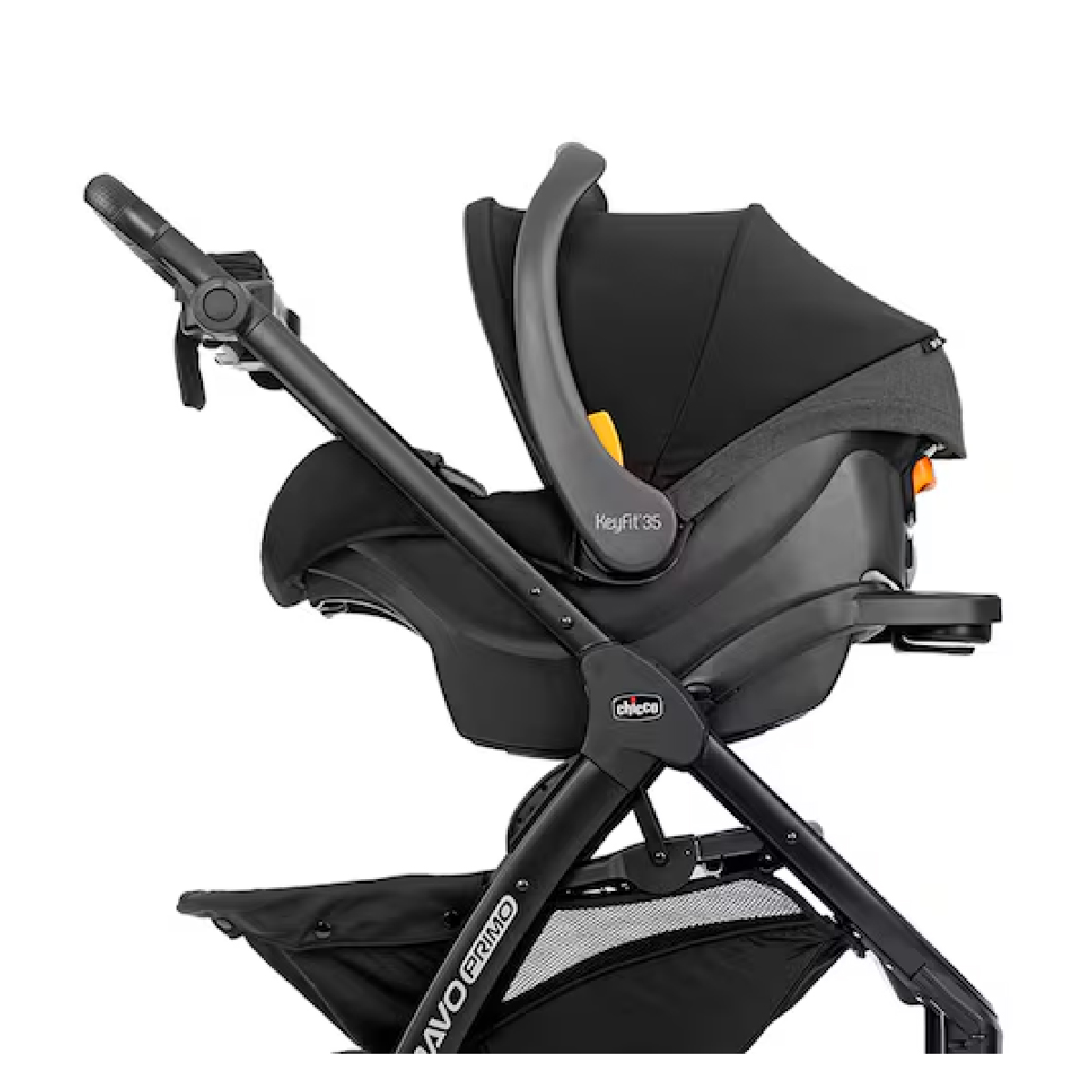 Autoasiento Portabebe Chicco KeyFit 35 ClearTex Shadow