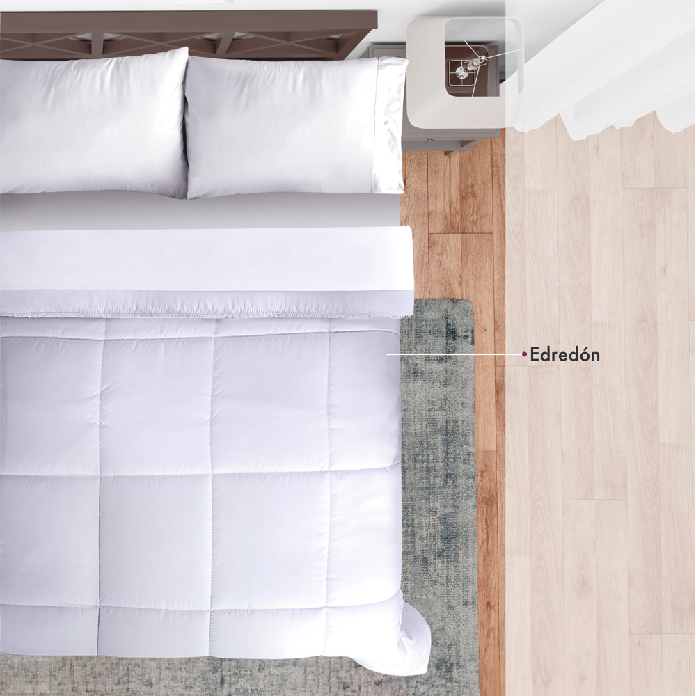 Edredón Relleno de Duvet Individual Blanco Ultra Suave  Elefantito Hogar