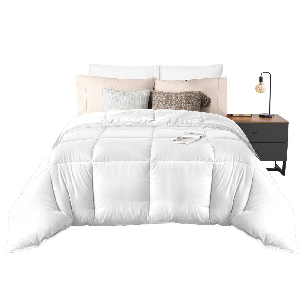 Edredón Relleno de Duvet Individual Blanco Ultra Suave  Elefantito Hogar