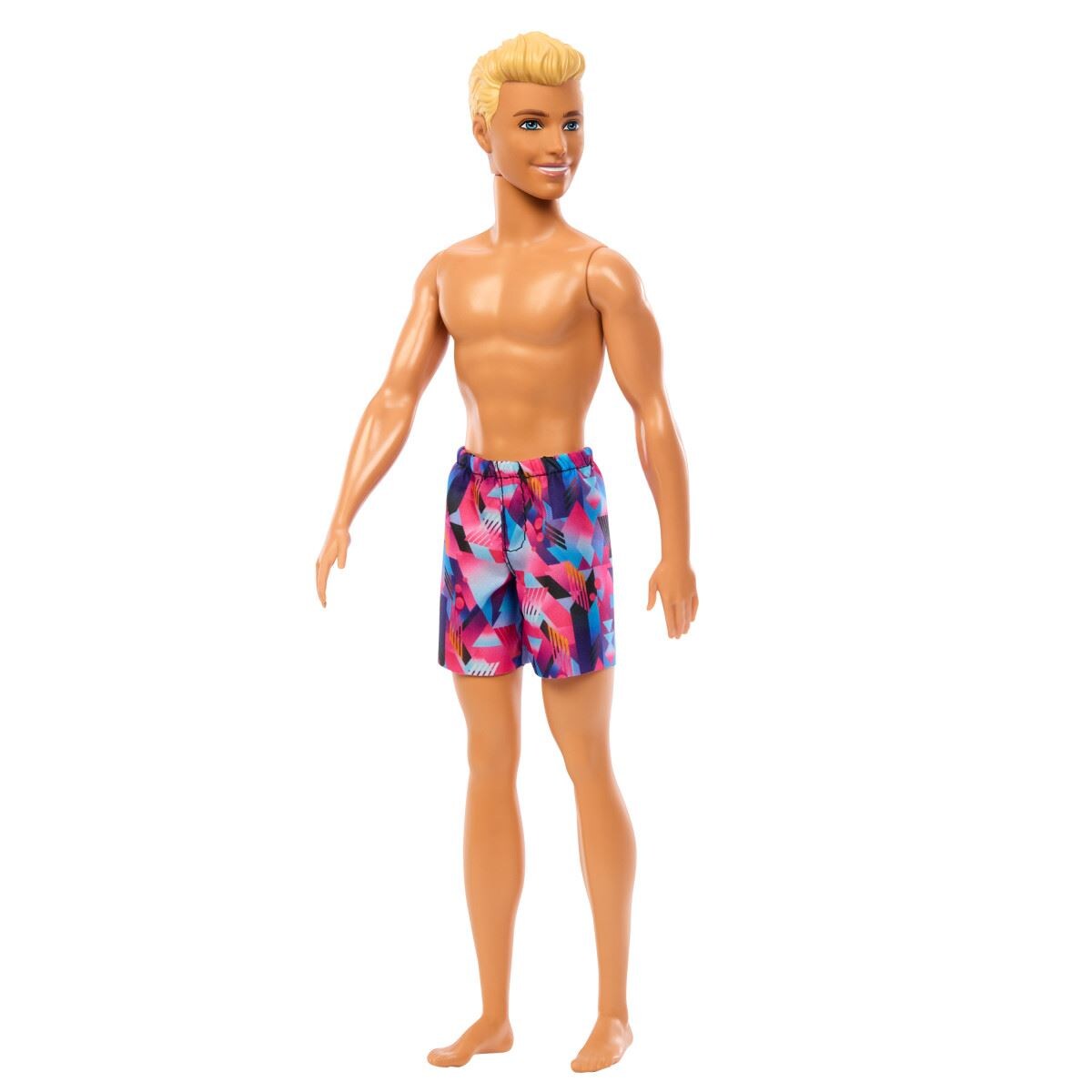 Barbie Ken De Playa Con Traje de Baño HXX52 Mattel