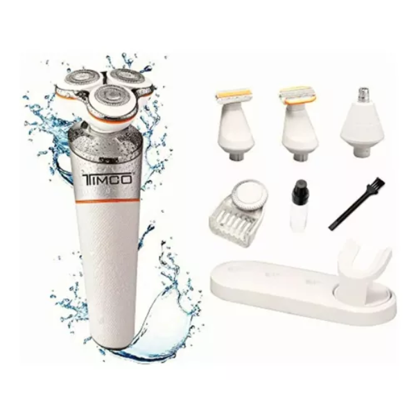 Rasuradora Timco BSK-12000 De Luxe 5 en 1 Blanca