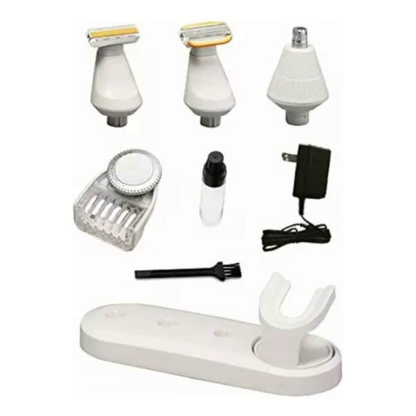 Rasuradora Timco BSK-12000 De Luxe 5 en 1 Blanca