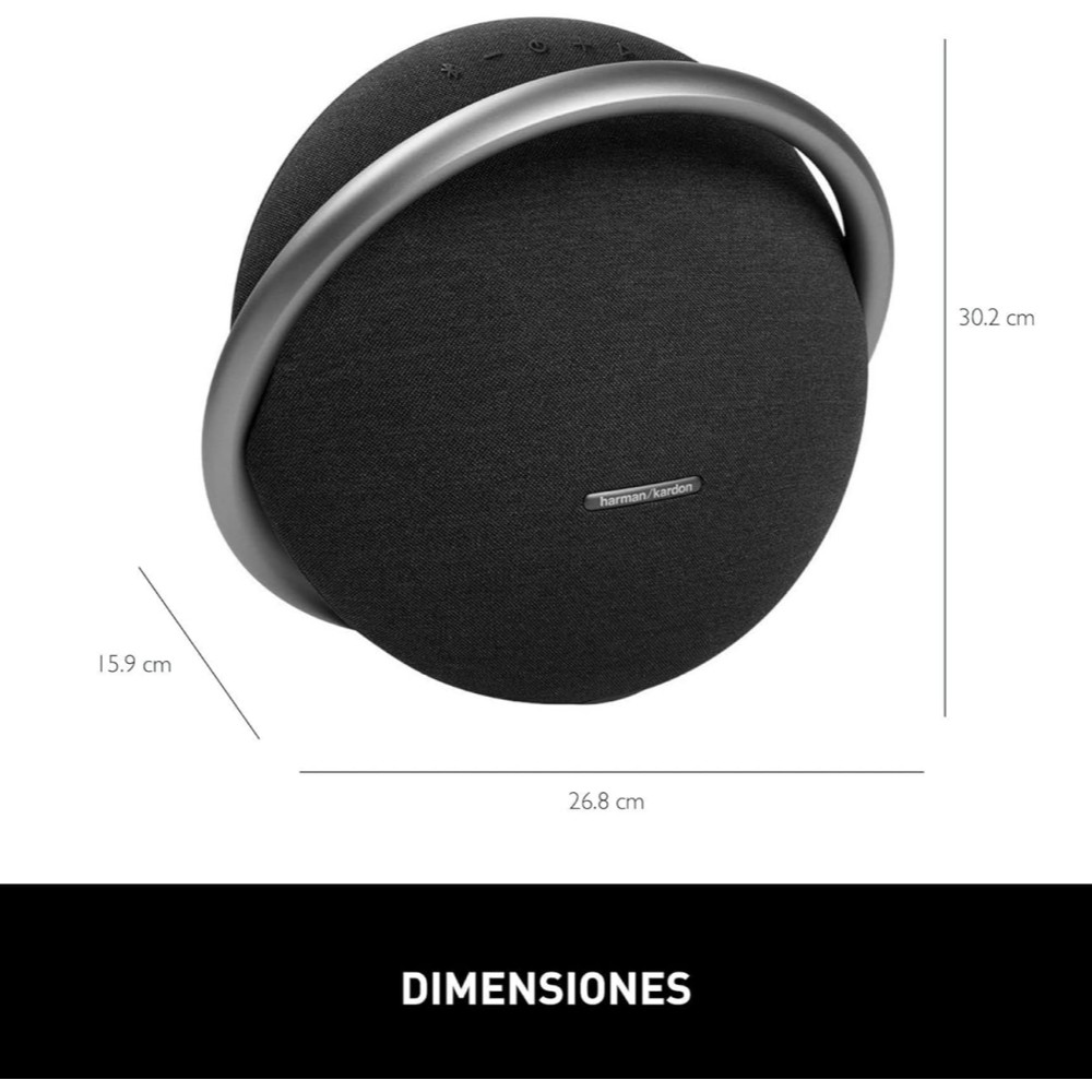 Bocina Bluetooth Harman Kardon Onyx Studio 7, Portátil Recargable, 50W Negro