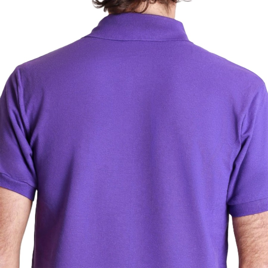 Playera Polo Piqué para Caballero - Color Morado - 100% Algodón