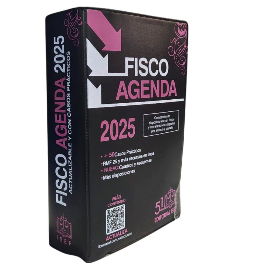 FISCO AGENDA 2025 ROSA  Ediciones fiscales ISEF