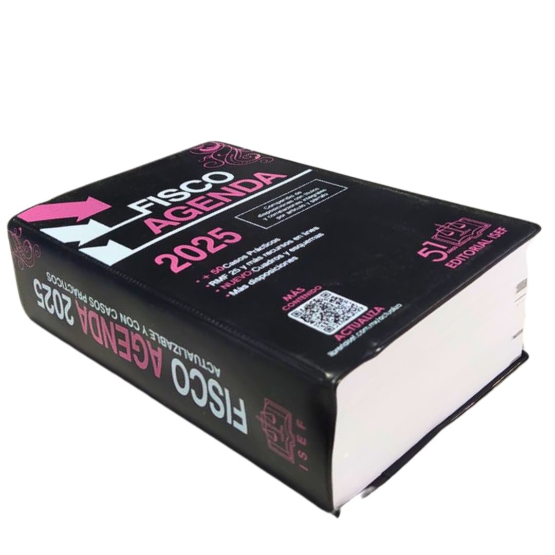 FISCO AGENDA 2025 ROSA  Ediciones fiscales ISEF