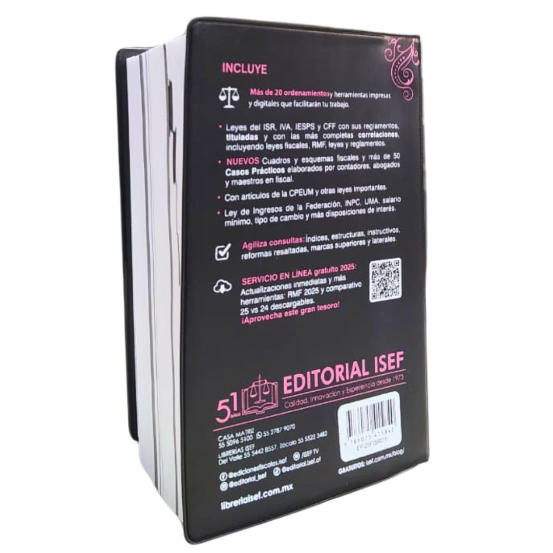 FISCO AGENDA 2025 ROSA  Ediciones fiscales ISEF