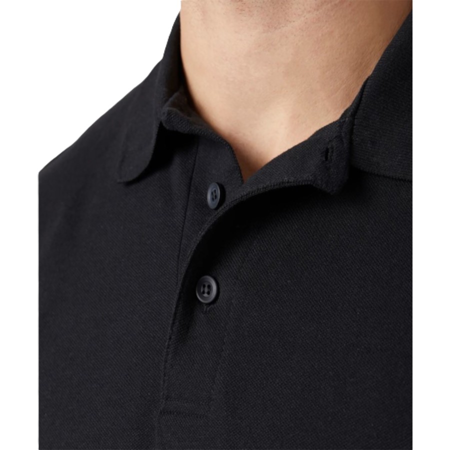 Playera Polo Piqué para Caballero - Color Negro - 100% Algodón