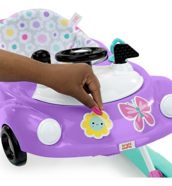 Andadera Bright Starts Little Speedster 3 En 1 Portátil rosa