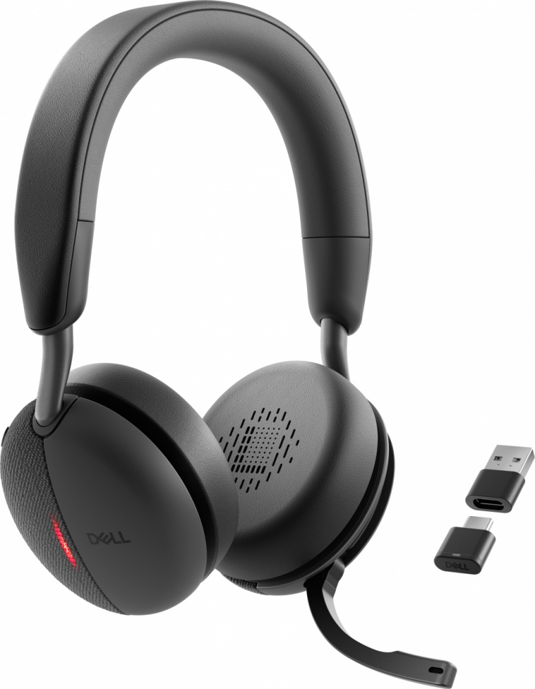 Dell Audífonos con Micrófono WL5024, Bluetooth, Inalámbrico, USB-C, Negro.
